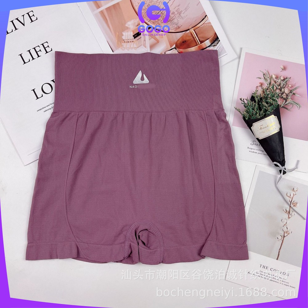 GOGO-P112 Celana Korset Pinggang Tinggi / Korset Wanita Pelangsing Perut / Korset Slimming Pants Korset Cd Wanita Pengecil Perut