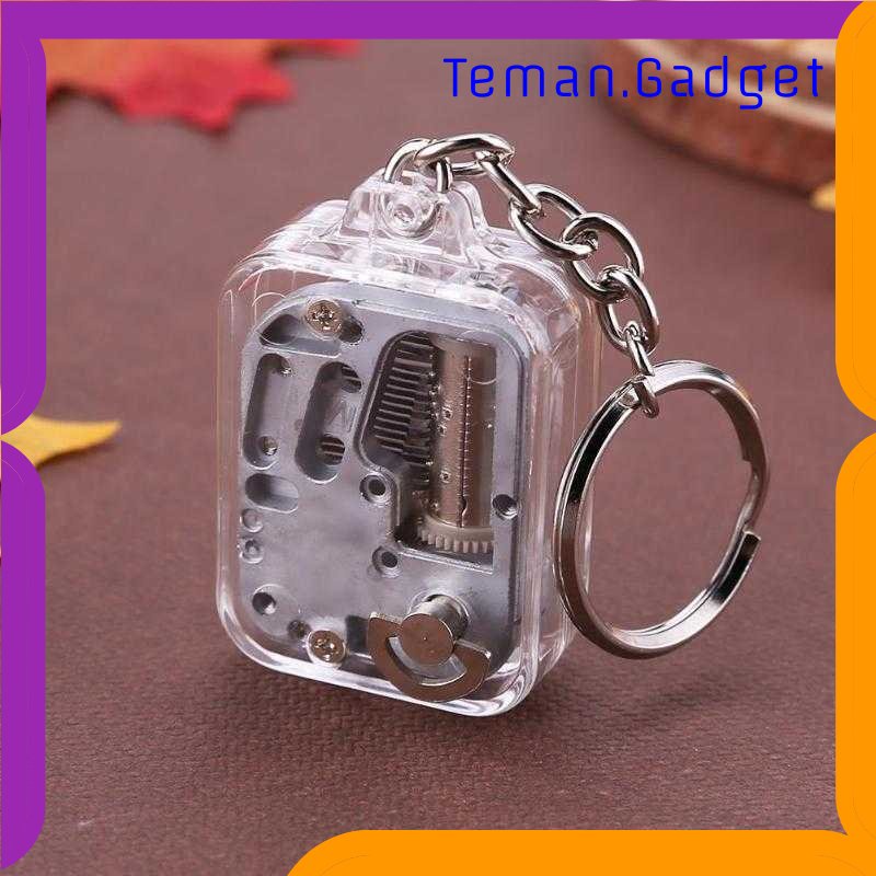 TG-MAN VKTECH Gantungan Kunci Kotak Musik DIY Mechanical Music Box Keychain - MBB18