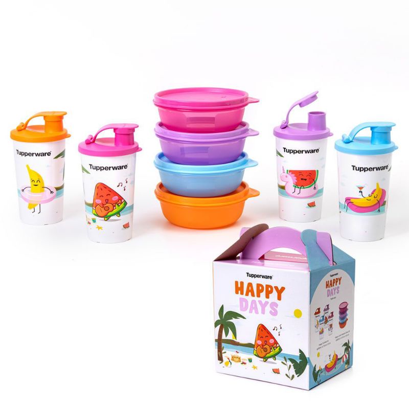 happy days set tupperware