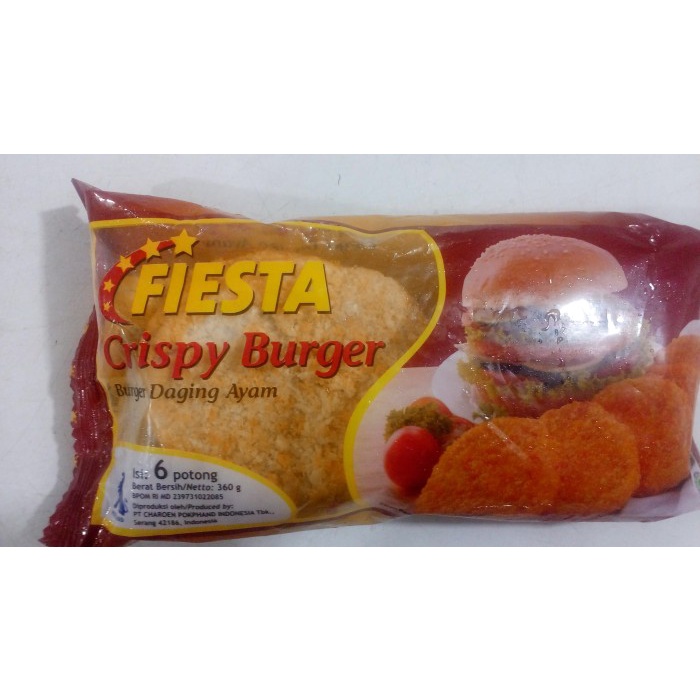 

NEW Fiesta Crispy Burger 360gr