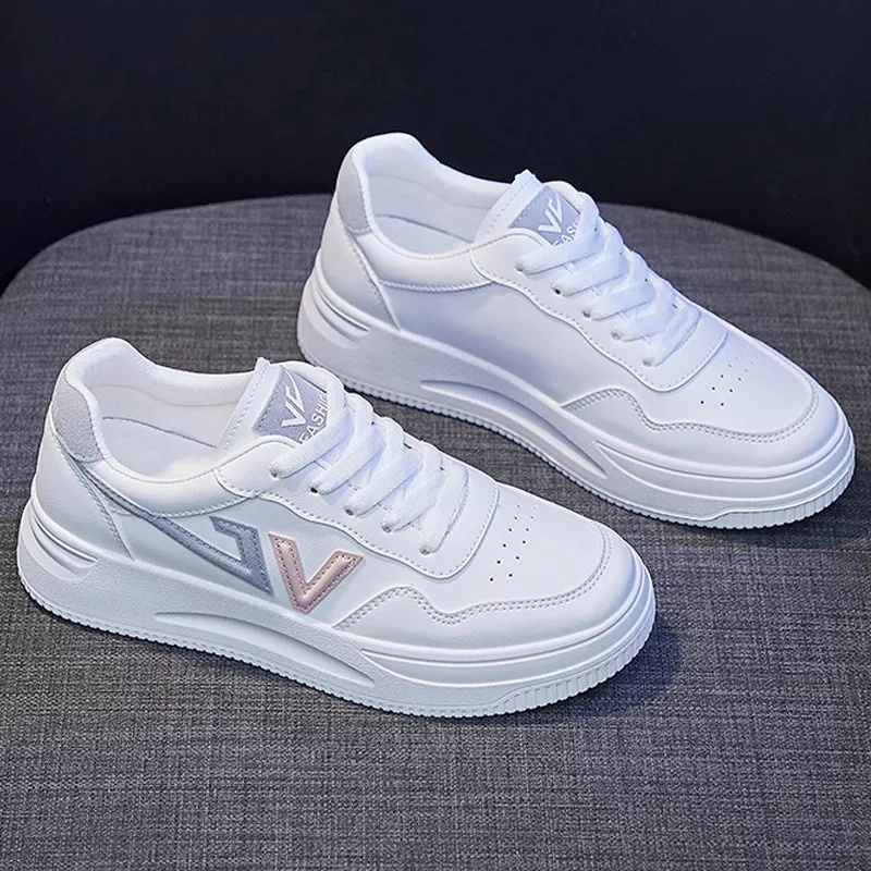 KENZHI STORE Sepatu Sneaker Putih Wanita Sepatu Kasual Outdoor Original Import