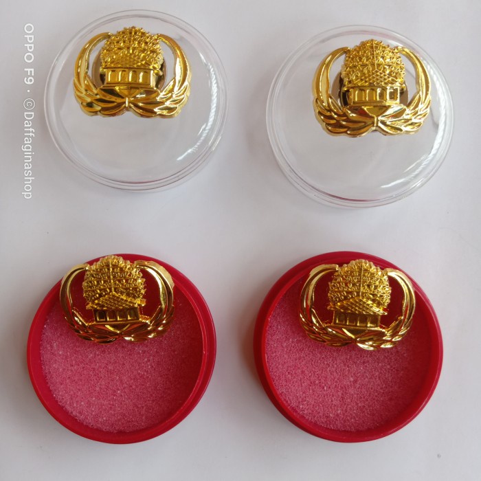 Pin Pin Bros Korpri Pns/Asn Kuningan Perekat Magnet