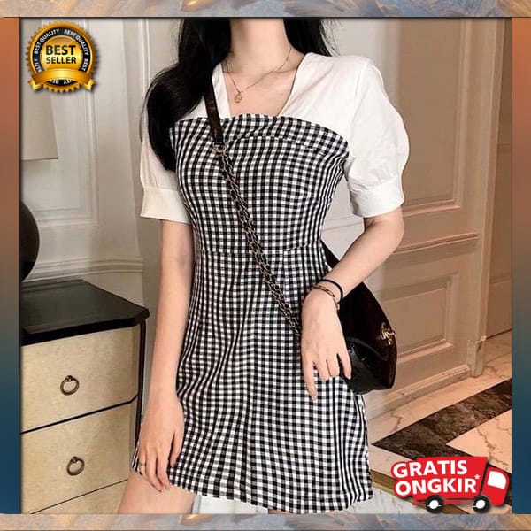 Ghaun Pendek Party Mnidres Bju Cewe Kekinian Bestseller Bju Dre Kekinian Rokk Selutut Style Korea Mh