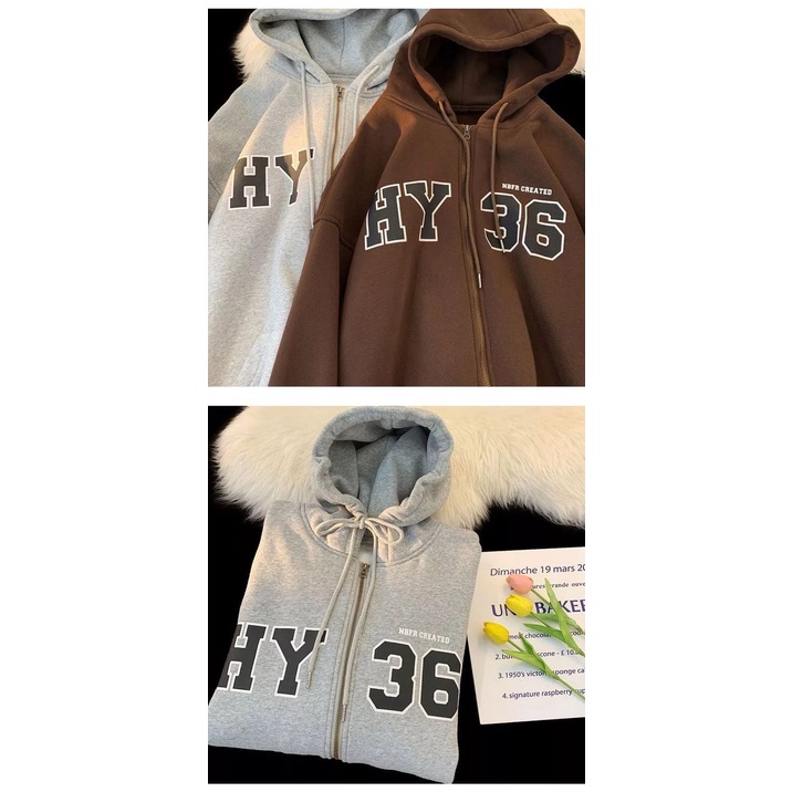 Hoodie Zipper HY 36 Wanita Oversize Korean Style Hoodie Ziper Wanita Oversize Murah Hodie Zipper Sweater Wanita Xxl Hoodie Polos Wanita Fleece Tebal Sweater Zipper Polos Sleting Xxl Hoodie Resleting Wanita Oversize Korea Hoodie Sleting Wanita Oversize