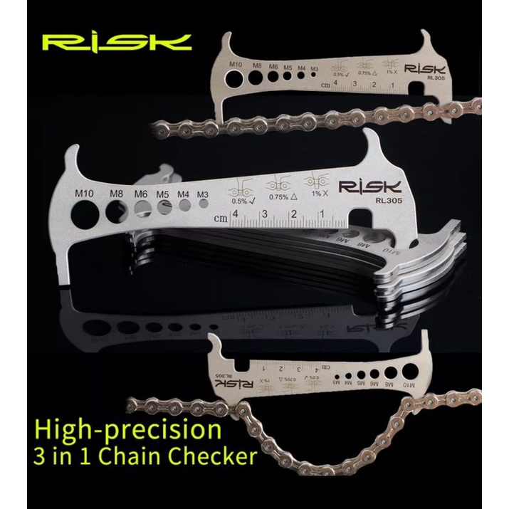 Risk Chain Checker Tool Alat Ukur Rantai Sepeda