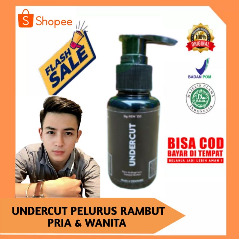 UNDERCUT Pelurus rambut permanen pria pelurus rambut permanen tanpa catok asli pelurus rambut smooth