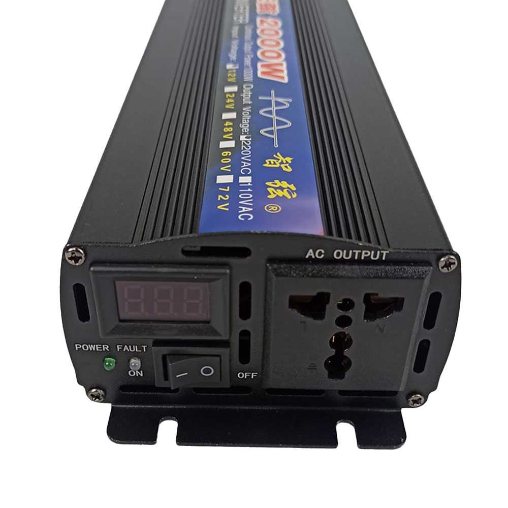 Taffware Power Inverter Pure Sine Wave PSW Car DC 12 Volt to AC 220 Volt 2000W NBQ2000W