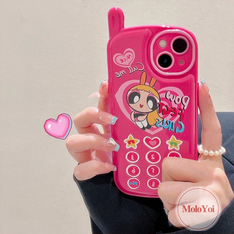 Soft Case Desain Kartun Girls Heart Untuk iPhone 14 11 12 13 Pro MAX XR 14 7 8 Plus X XS MAX