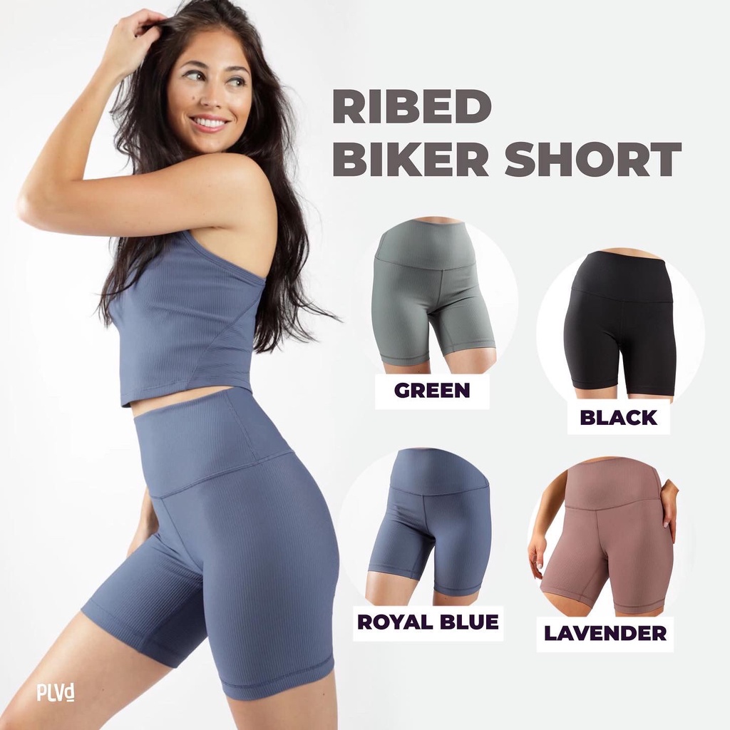 Biker Short 90Degree Ribbed