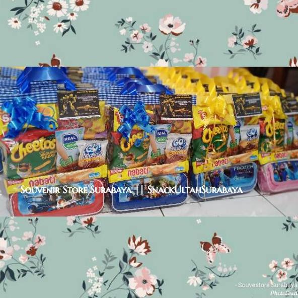 

べ Souveni Ulang Tahun Anak / Paket Ultah / Souvenir Tepak Pensil / Souvenir Snack Surabaya / Bingkisan ㅜ