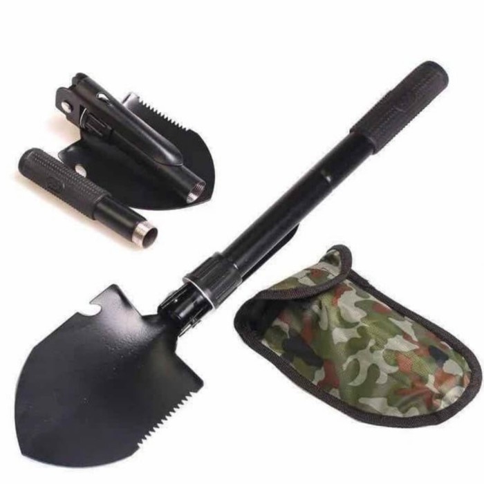 Cangkul Skop Cangkul Lipat Multifungsi Plus Tas