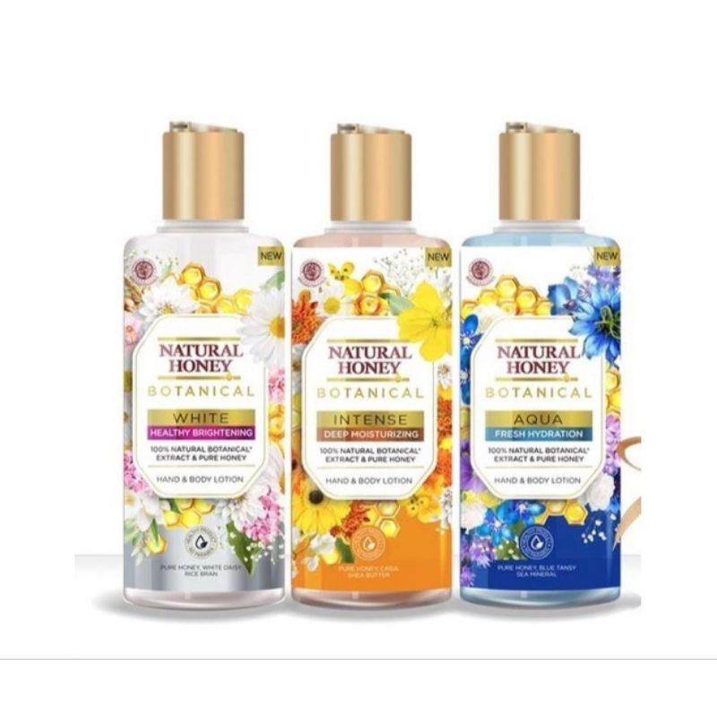 Natural Honey Hand Body Lotion Botanical