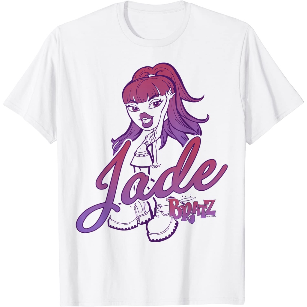 Kaos Anak Bratz Jade Purple Gradient Portrait T-Shirt