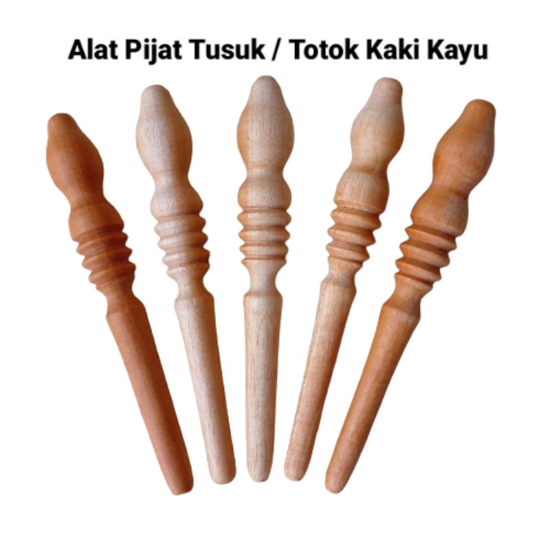 Alat Pijat Telapak Kaki Kayu/ Alat Pijat Tusuk/ Alat Refleksi Kesehatan Kayu