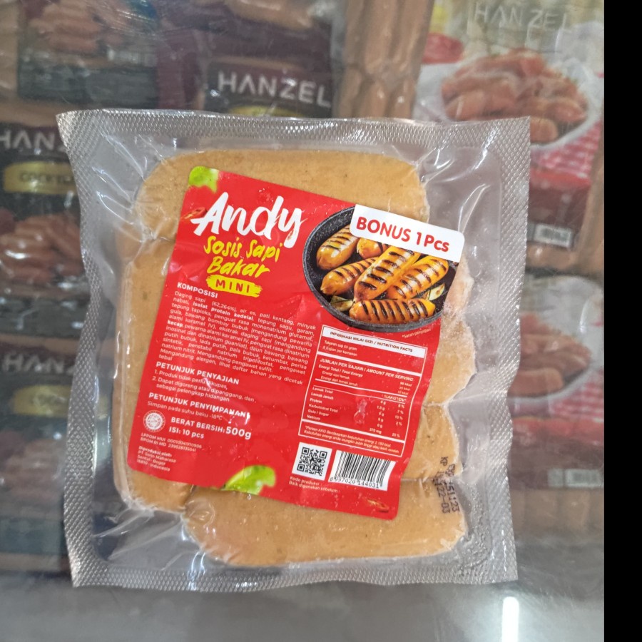 

Andy sosis sapi bakar mini 500 gr