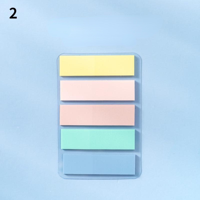 125 Lembar Sticky Note Motif Panah Bahan PET Untuk Penanda Halaman Agenda Kantorsekolah