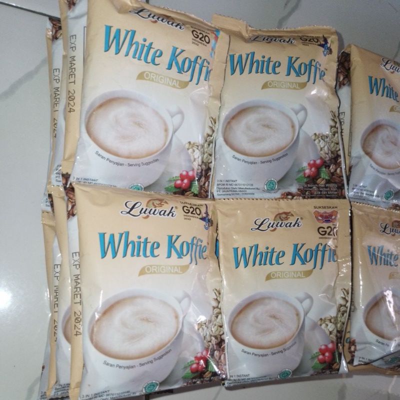 luwak white koffie / luwak white coffee renceng