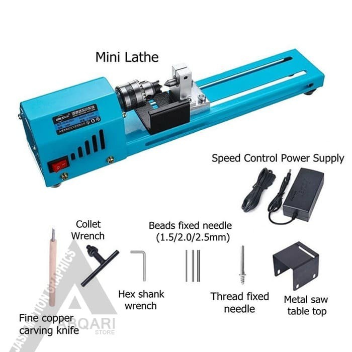 mesin bubut mini / mini lathe / Lathe Beads Machine