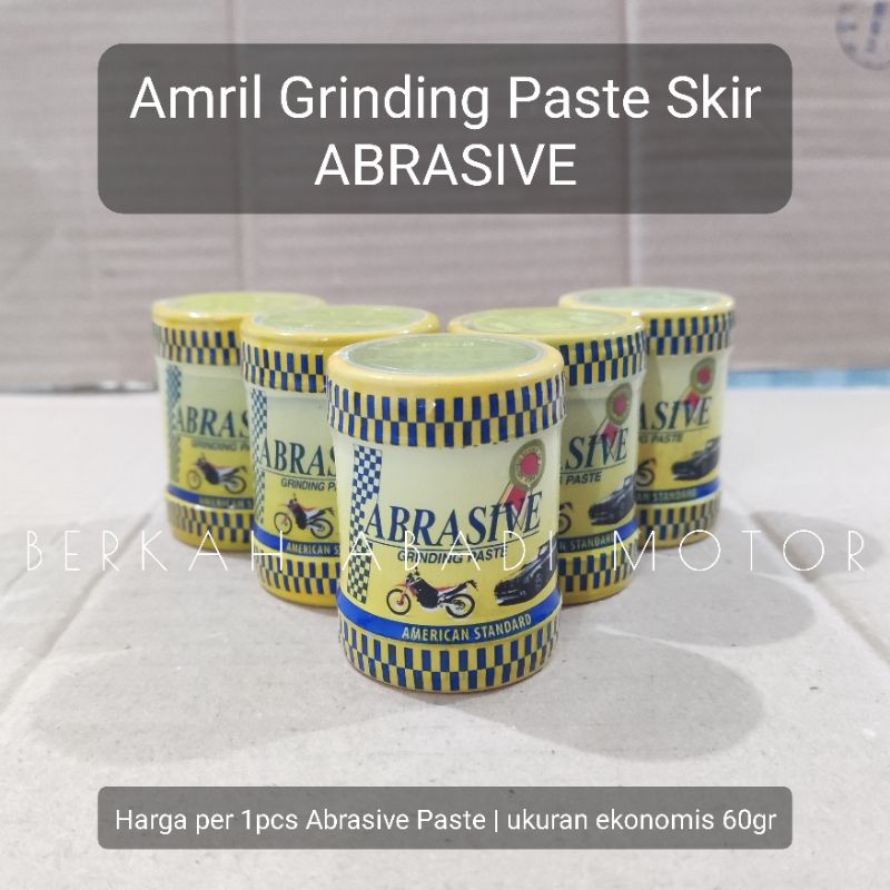 Amril Abrasive Merikan Sekir Klep Grinding Paste 60gr Obat skir skur Kelep Pasta Murah Rally Ameril