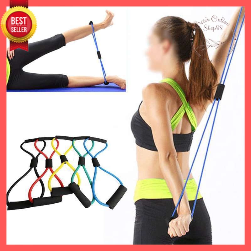 GOS B103 - Tali Karet Gym Bahan Lentur Dan Kuat - Alat Olahraga Yoga Tali Stretching Yoga Gym / Tali Yoga / Tali Fitnes / Peralatan Olahraga