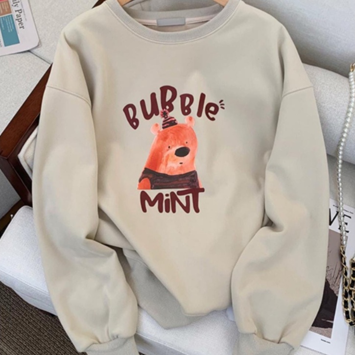 BUBBLE MINT BEAR SWEATER CREWNECK (V1)