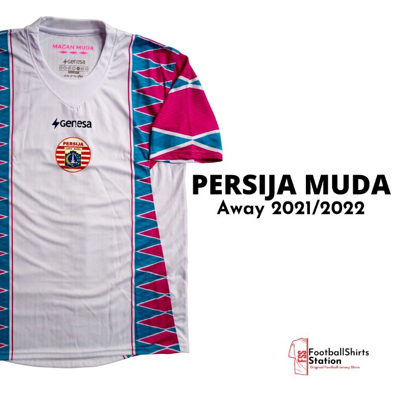 Jersey Persija Muda Away 2021/2022 Size XL Original Genesa