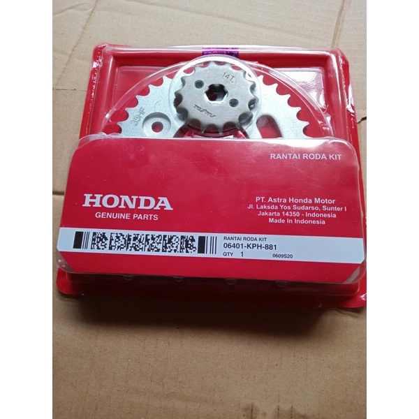 GEAR SET DAN RANTAI HONDA SUPRA X 125 KHARISMA