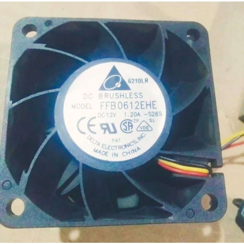 Kipas Fan Merk Delta Electronics hingsped DC 12V / 1.20A size 6cm ×4cm