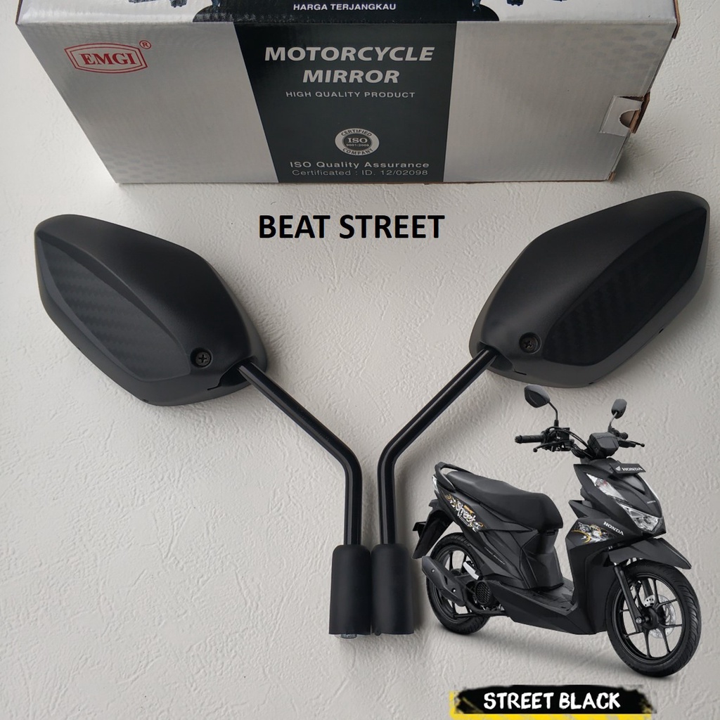 Spion HONDA BEAT DELUXE BEAT STREET TH 2020 - SEKARANG Model Standar Kualitas Ori Merk EMGI 9234