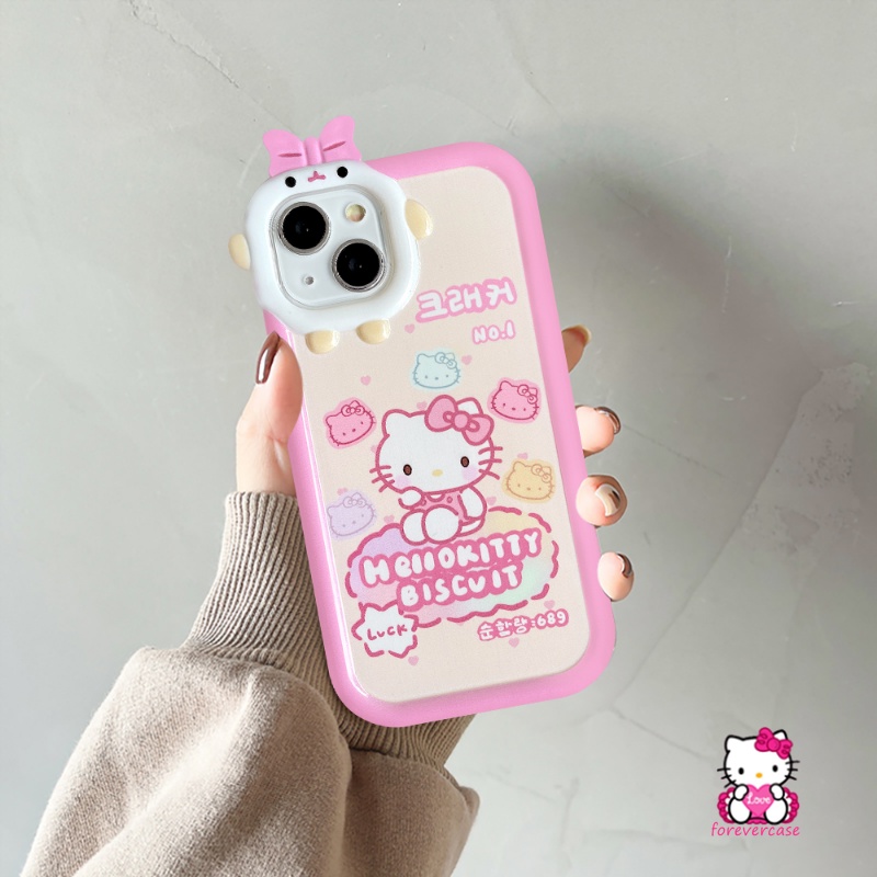 Soft Case Desain Kartun Hello Kitty 3D NFC POCO X3 Untuk Redmi 10 9T A1 + 9A 9C 10A 10C NFC POCO X3 NFC Pro M3 Redmi Note 10 11 8 9 11s 11Pro + 10 Pro Max Plus Mi 11Lite Cover Penutup Mesin Cuci