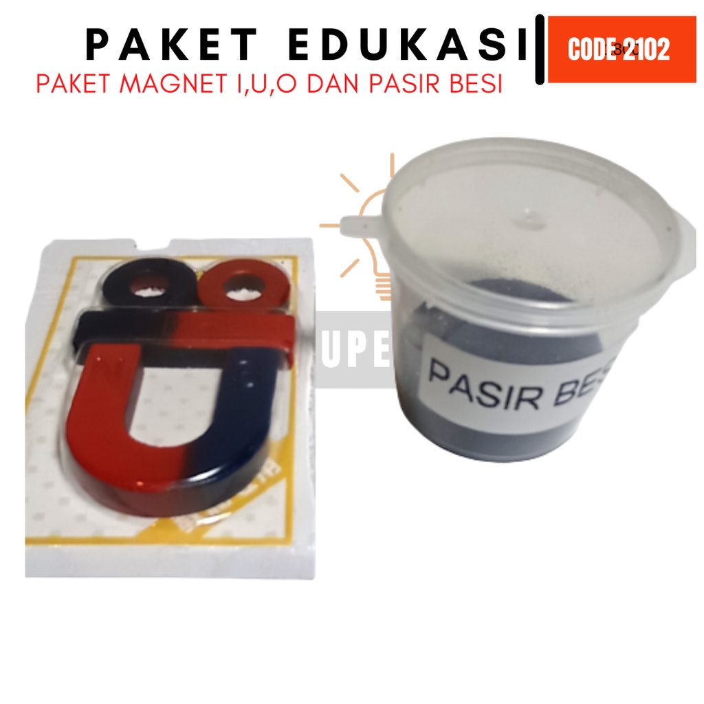 PAKET PRAKTEK MAGNET /EDUKASI MAGNET / ELEWKTROMAGNETIK / MAGNET IUO