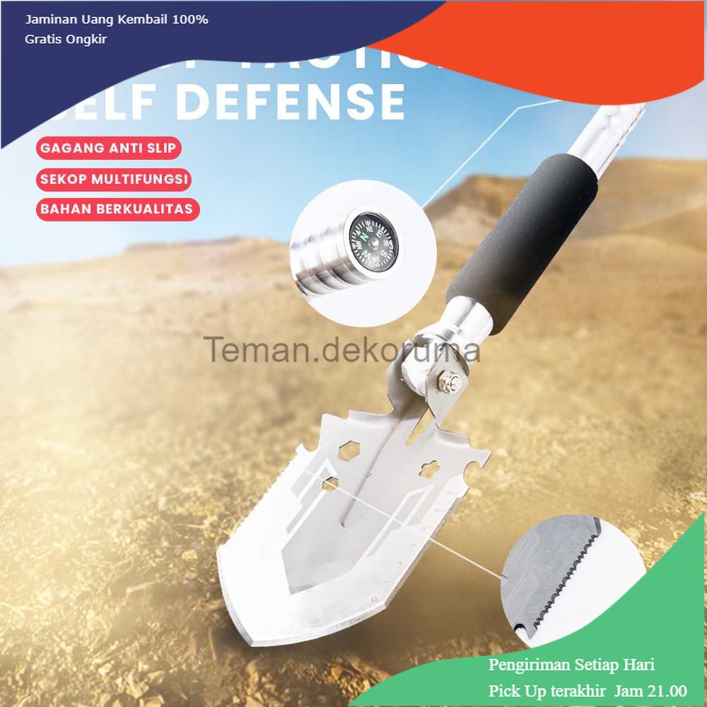 TD-PR2 Sekop Tactical Self Defense Pisau Kompas Bottle 35.5 cm - DW-45120
