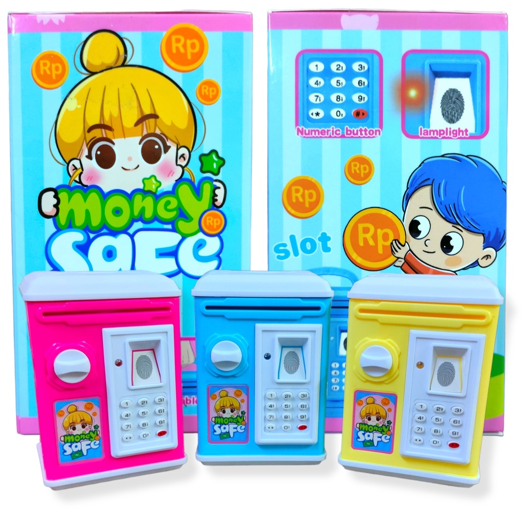 Mainan Celengan Brankas Money Safe Mini YA-3