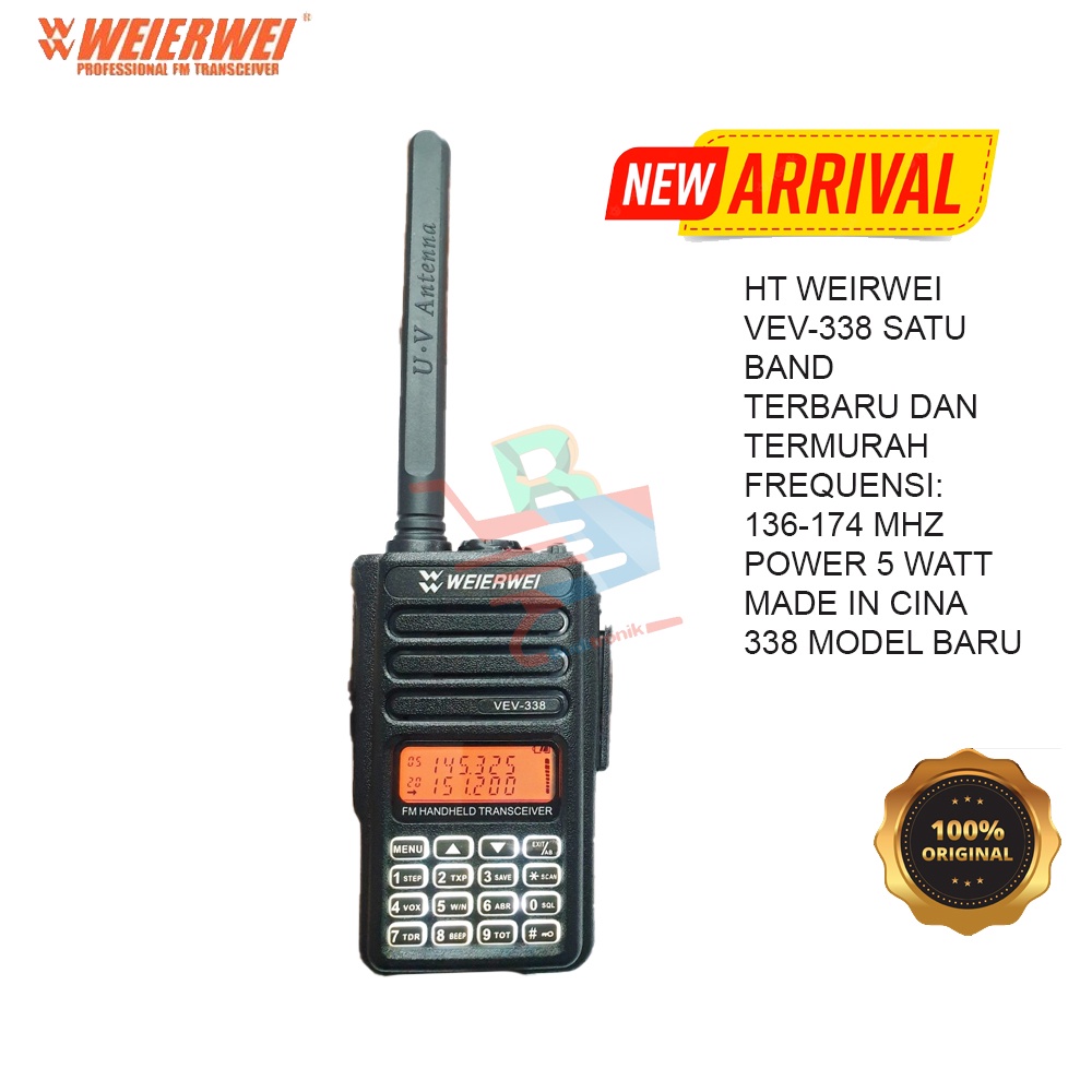 Ht Weierwei Vev-338 VHF Original / Weirwei Vev-338