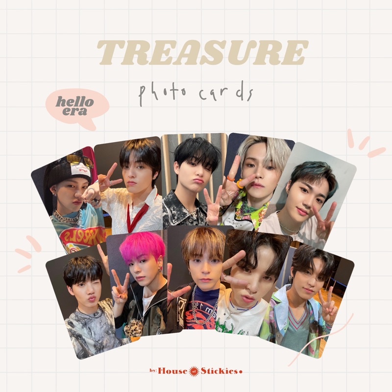 TREASURE Unofficial Photocard Hello Era (The Second Step: Chapter Two)