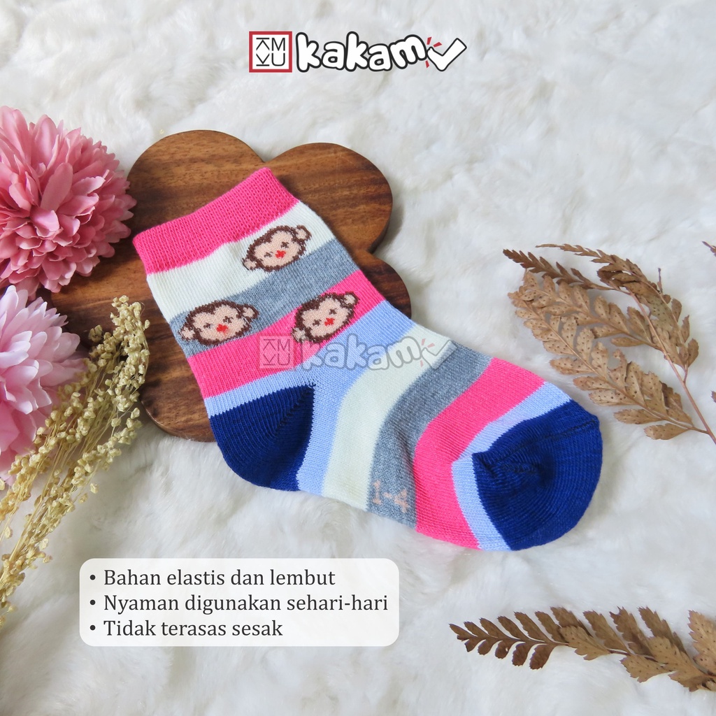 Kakamu Kaos Kaki Anak Karaker Kartun Lucu 1-3 Tahun