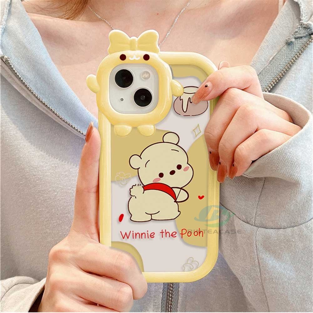 Realme 10 C55 C30 C31 C33 C35 C21Y C25Y RealmeC11 C25 C17 C15 C12 C3 C2 7i 5 5i 6i Pochacco Dan Winnie Little Monster Frame Phone Case Binteacase