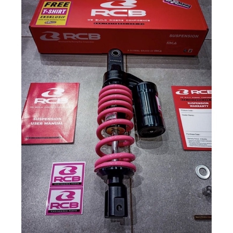 Shockbreaker Rcb Belakang Tabung & Non Tabung Type RCB MB2 Pink Series dan A2 non tabung pink series