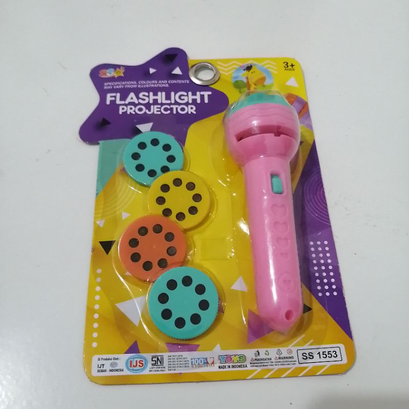 PROMO COD SS1553 MAINAN FLASHLIGHT PROJEKTOR - SENTER PROYEKTOR