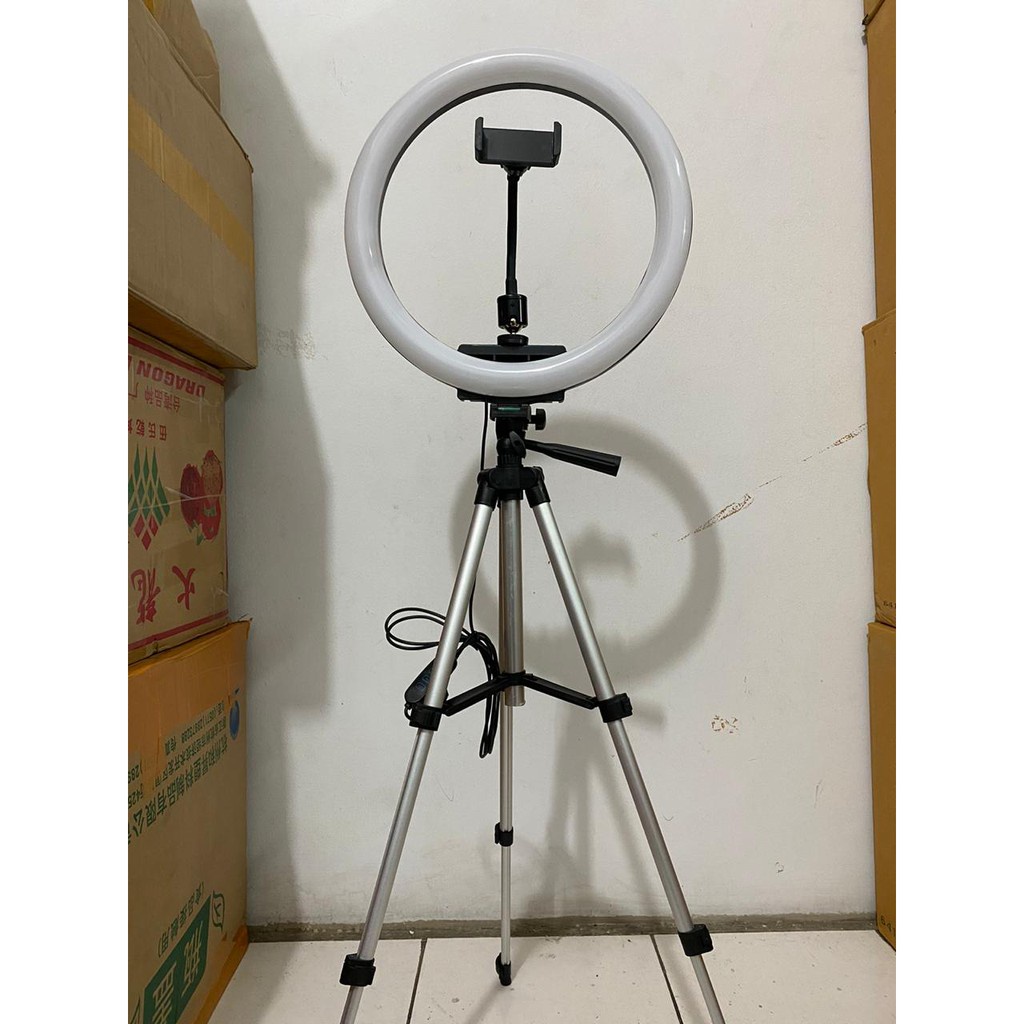 ING LIGHT LED  Lampu 33cm Make Up + TRIPOD 3110 PAKET TERMURAH