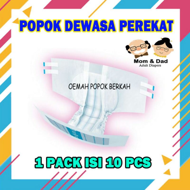 popok dewasa isi 10 pcs tipe perekat