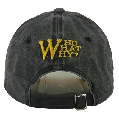 Topi baseball Bahan Katun Motif Tulisan W Gaya vintage Untuk Pria Dan Wanita