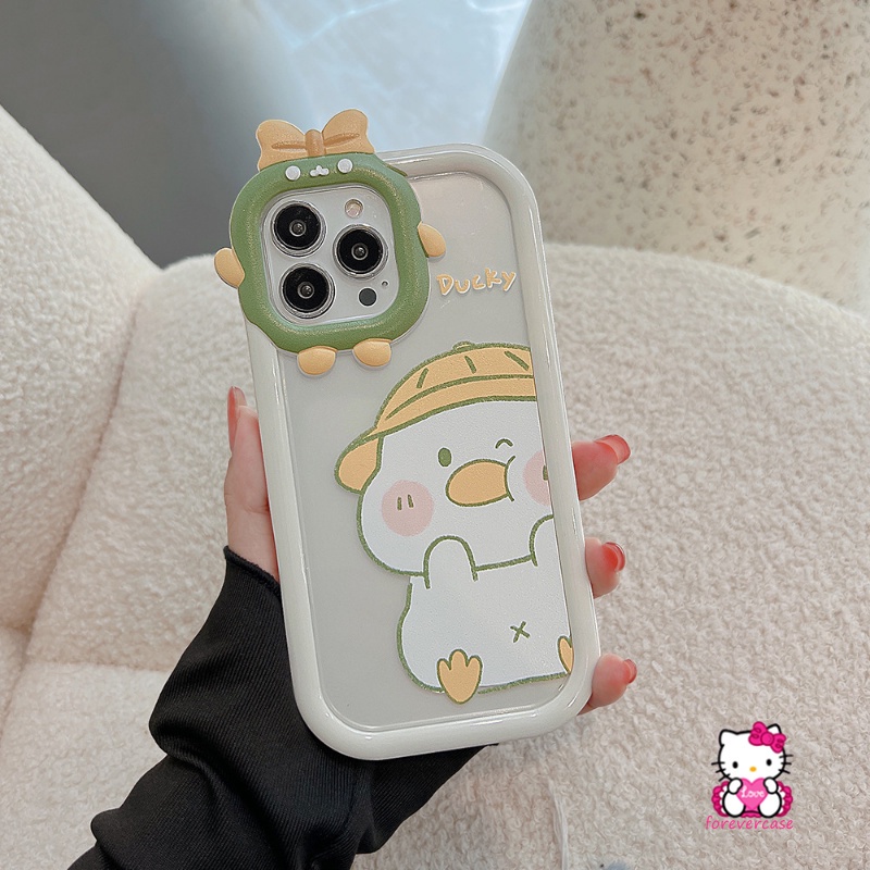 Soft Case Tpu Motif Kartun Bebek Monster 3D Untuk Realme C11 C25 C15 C21Y C17 C21 C3 C25s C25Y C30 C35 C31 C2 C1 Realme 9i 5s 5 7i 6i