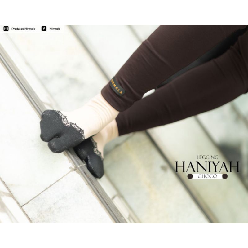 LEGGING HANIYAH ORIGINAL BY NIRMALA BAHAN JERSEY TEBAL PREMIUM