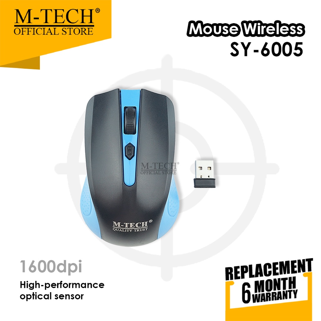 Mouse Wireless Original Mtech 6005