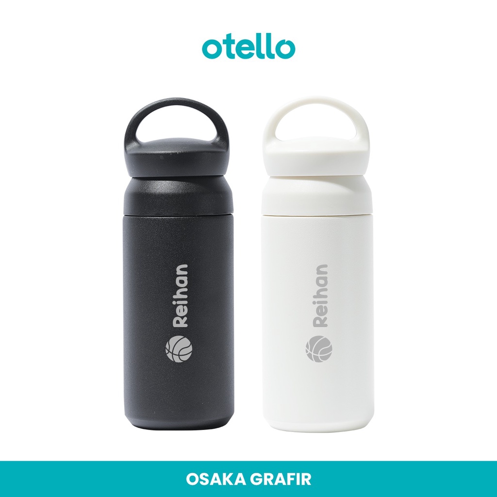 Hadiah Custom Tumbler Grafir Nama Termos Botol Air Minum Travel Hadiah Kado Otello Tumblr Engraved