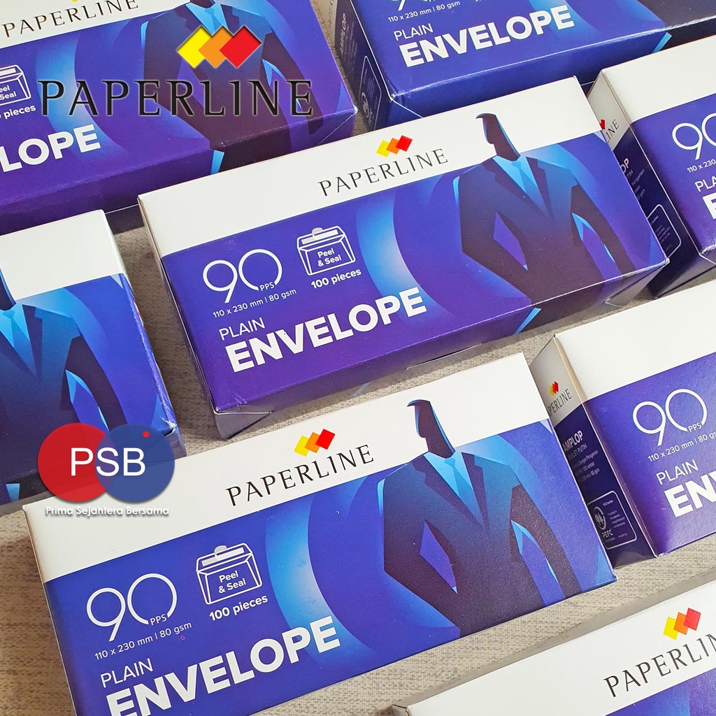 

Amplop Putih Paperline 90 pps / Amplop Surat / Amplop polos / Envelope