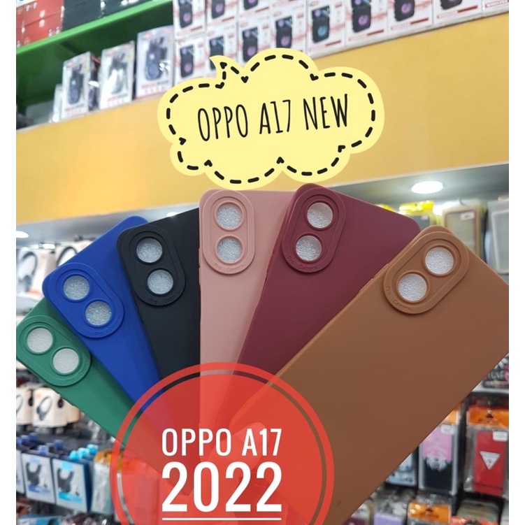 Oppo A17 2022 New Softcase Case Pro Camera Macaron