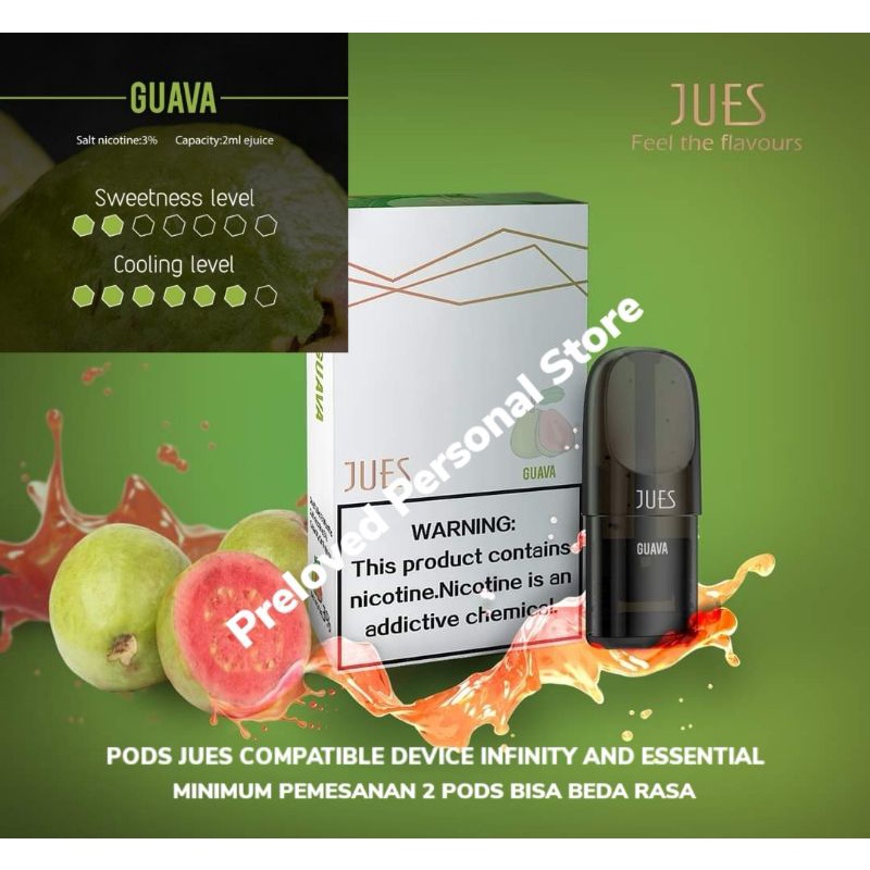 Jues Infinity Essential 1 Pack 1 Pods Pro Guava