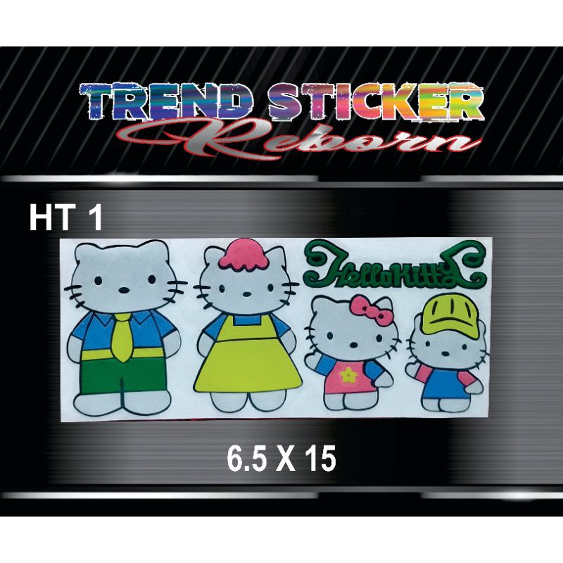 

CUTTING STIKER HELLO KITTY FAMILY